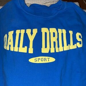Daily Drills Sport Crew Cobalt & Lemonade